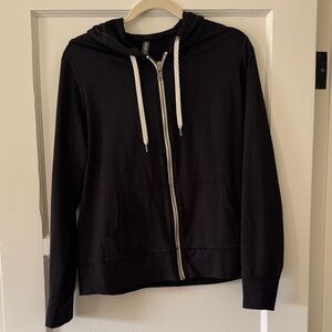 Vuori Black Zip-Up Hoodie